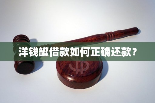 洋钱罐借款如何正确还款？