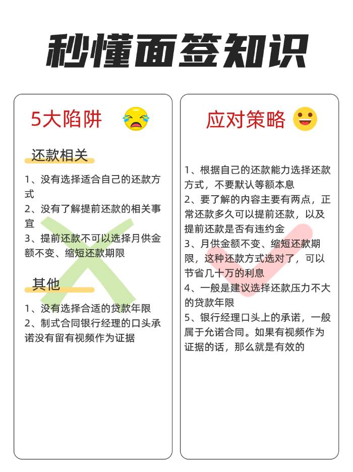 贷款面签的坑你千万不要踩 贷款面签的坑你千万不要踩