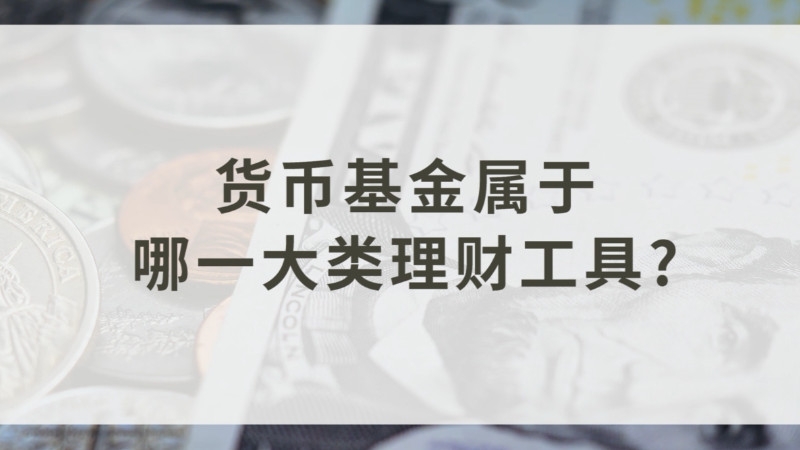 貨幣基金屬於哪一大類理財工具有具體的標準嗎